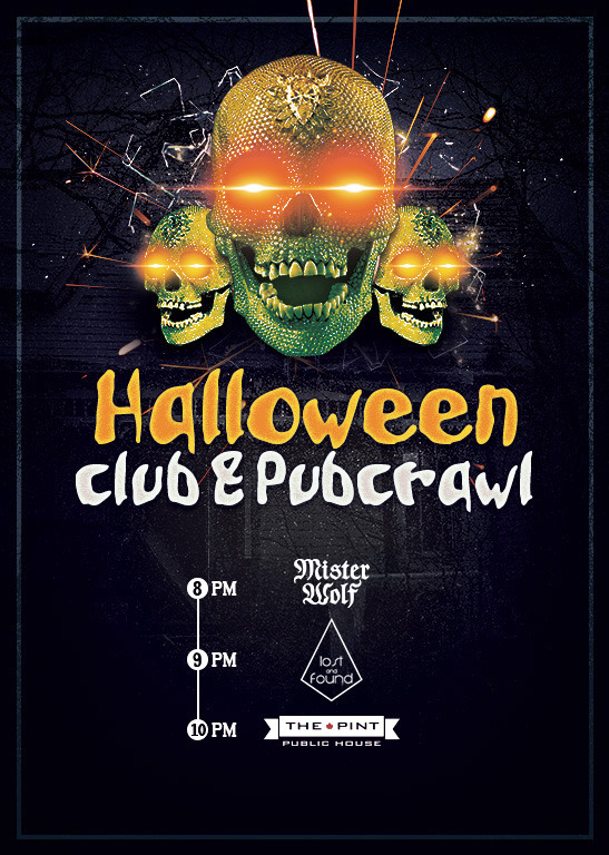 Halloween Pub & Club Crawl 2025!